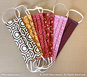 Macraband Mask Fabric Samples