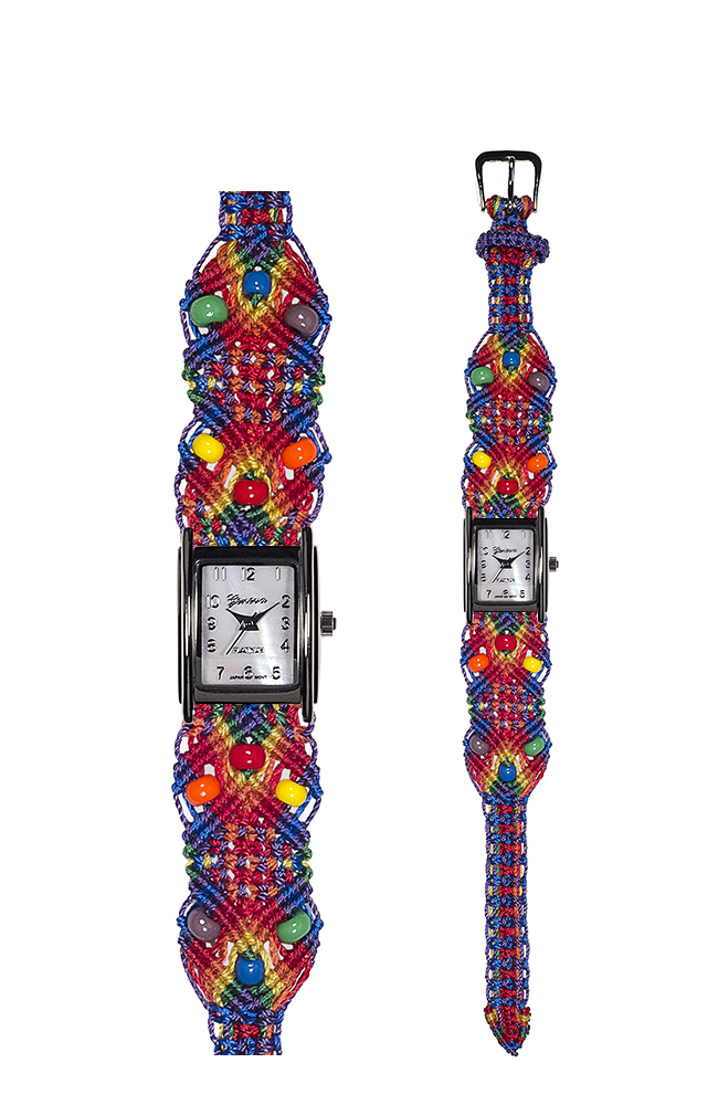 Macraband Stye 102E with Art Deco Silver Tank Watch