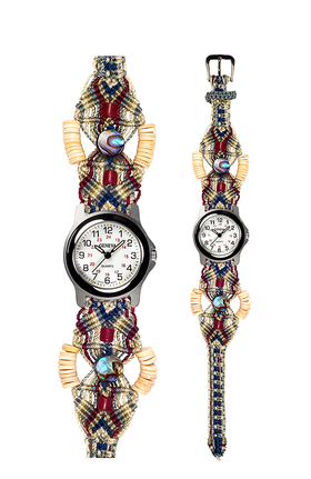 Macraband Stye 131B with Round Silver Sport Watch